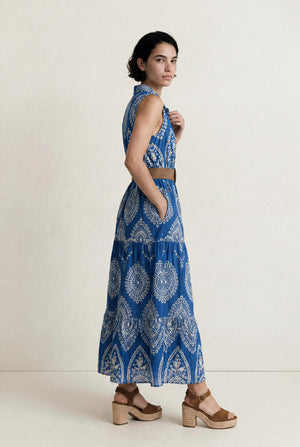 ROBE BRODÉE EFFET JEAN ARMELLE
