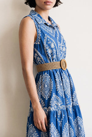 ROBE BRODÉE EFFET JEAN ARMELLE