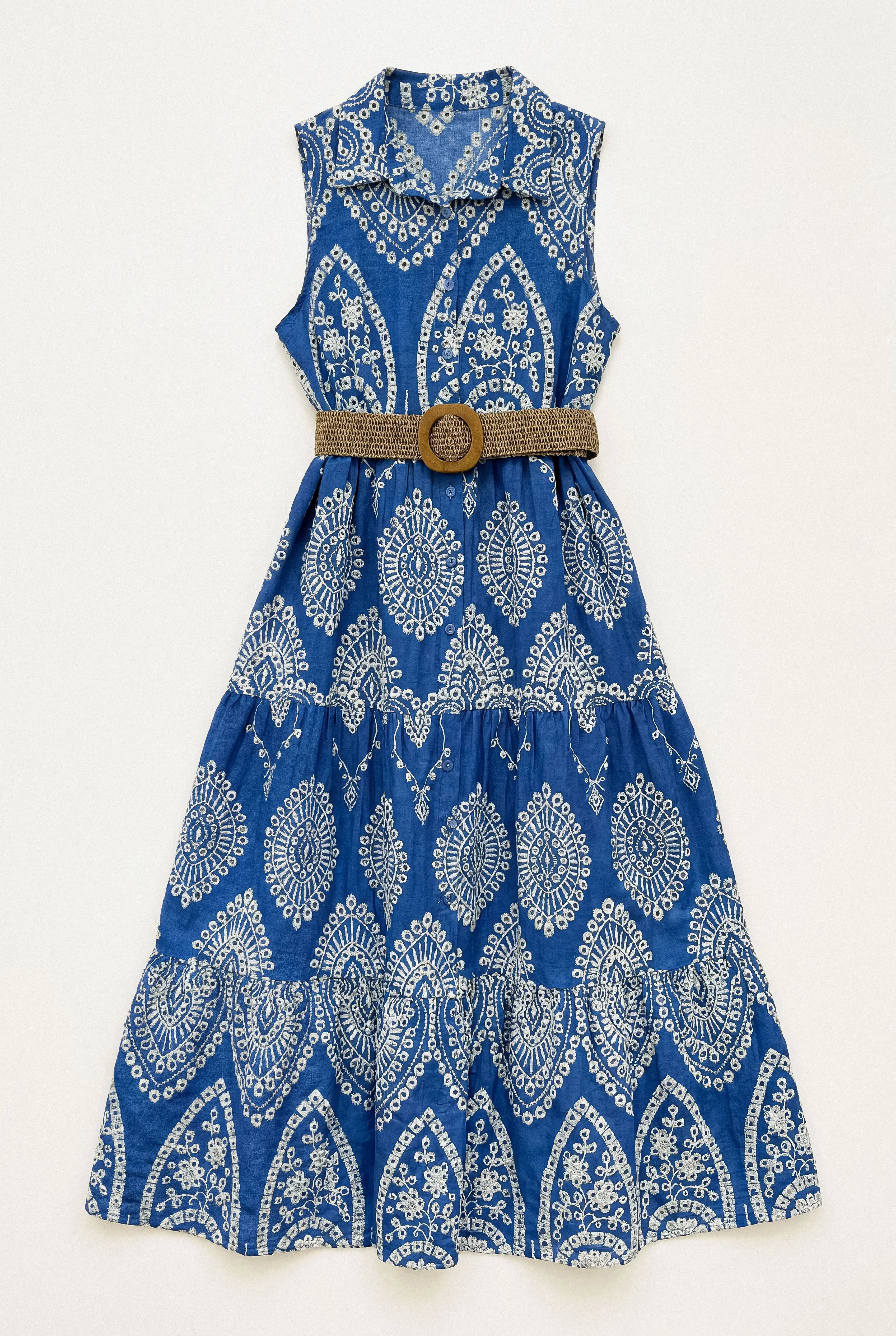 ROBE BRODÉE EFFET JEAN ARMELLE