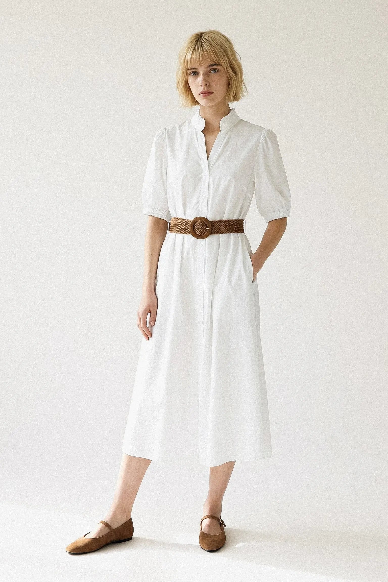 ROBE CEINTURE LÉORA Not specified