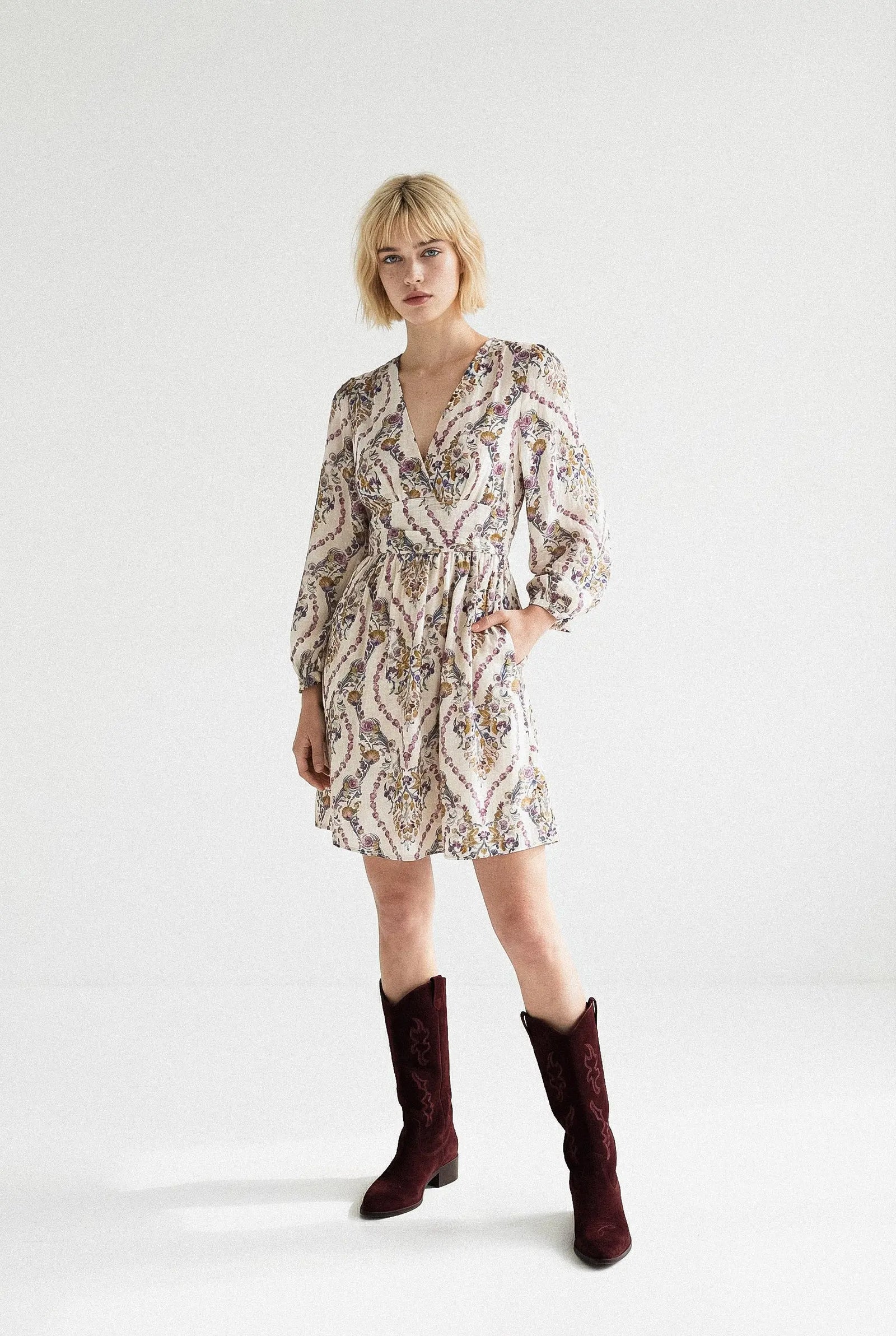 ROBE CEINTURÉE AURÉLIE Not specified