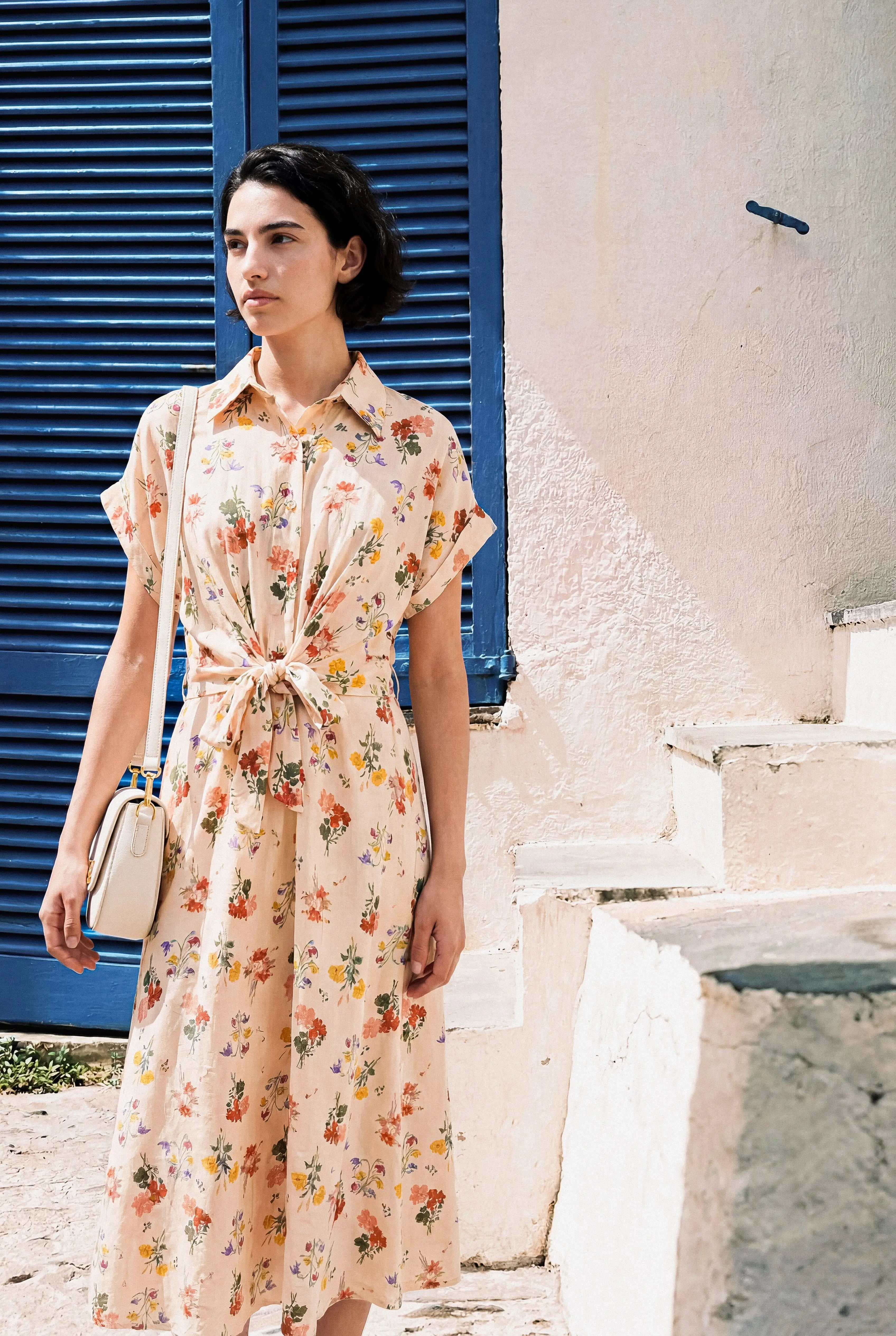 ROBE CHEMISE FLEURIE ODETTE