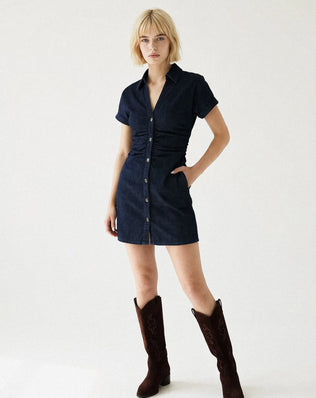 ROBE CINTRÉE DENIM PAULINE Not specified