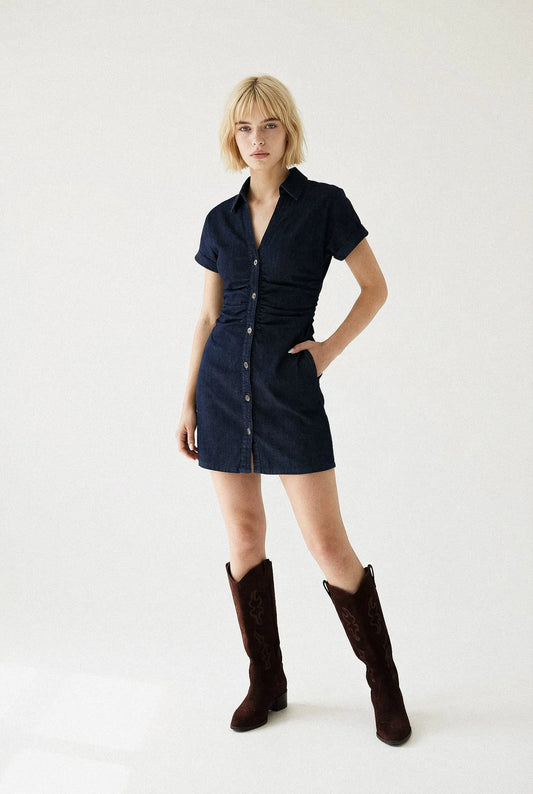 ROBE CINTRÉE DENIM PAULINE Not specified