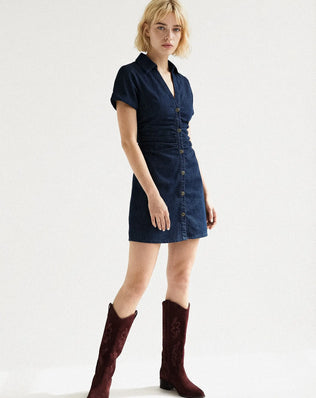 ROBE CINTRÉE DENIM PAULINE Not specified