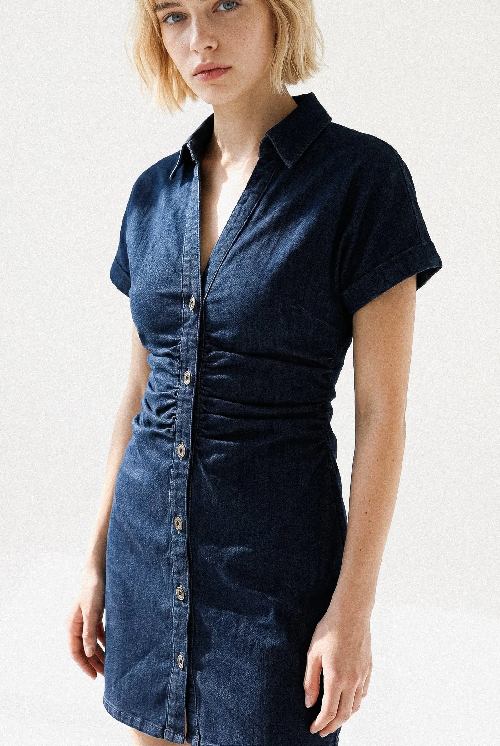 ROBE CINTRÉE DENIM PAULINE Not specified