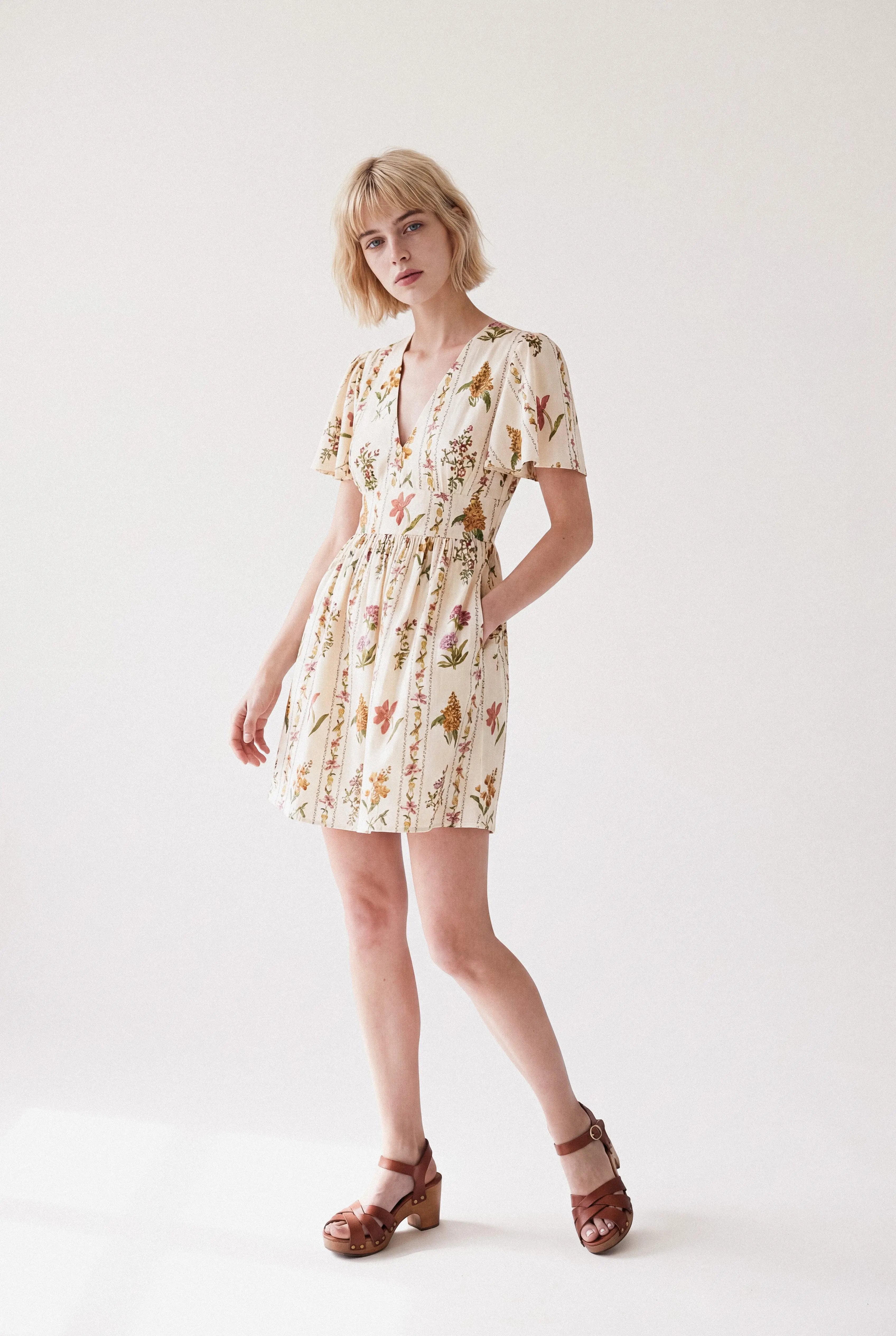 ROBE COURTE FLORE