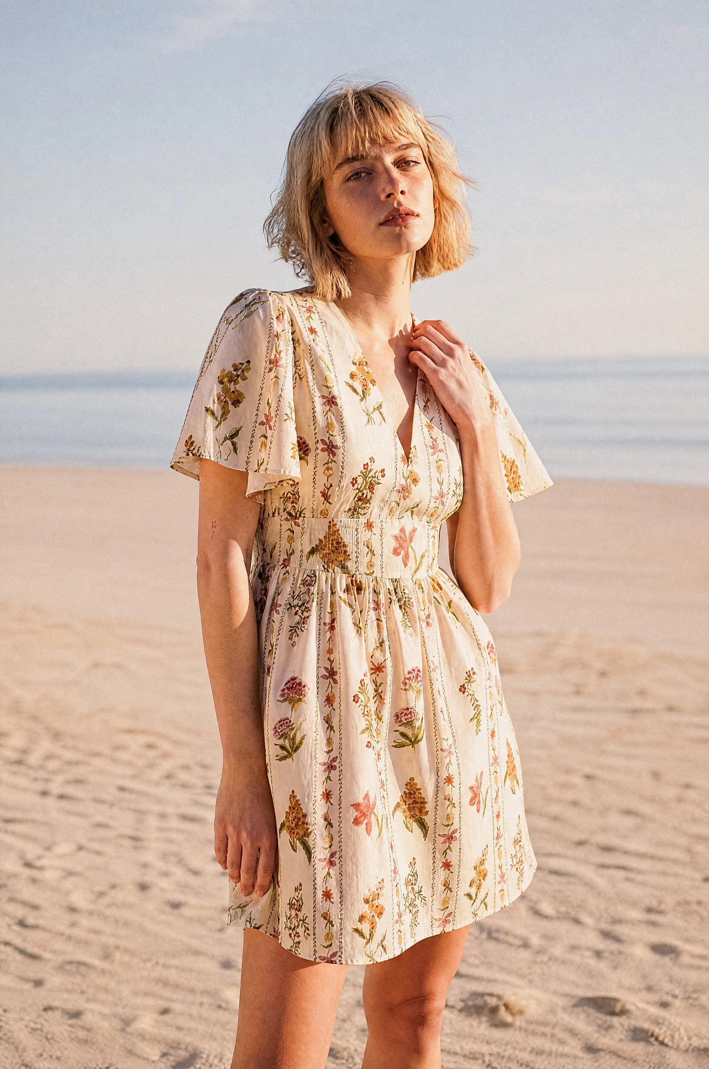 ROBE COURTE FLORE