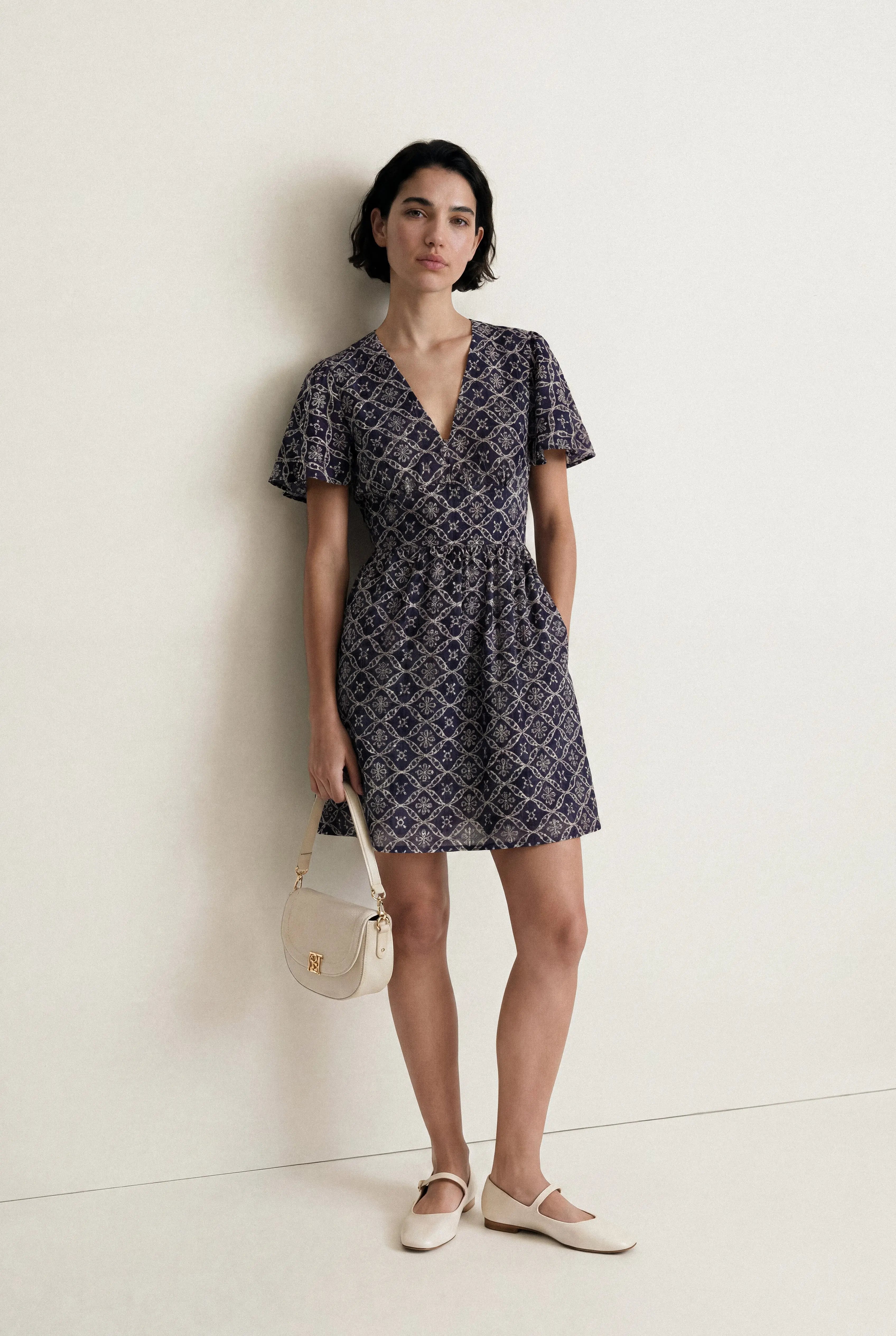 ROBE COURTE IMPRIMÉE MAÏA