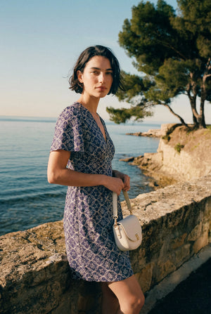 ROBE COURTE IMPRIMÉE MAÏA
