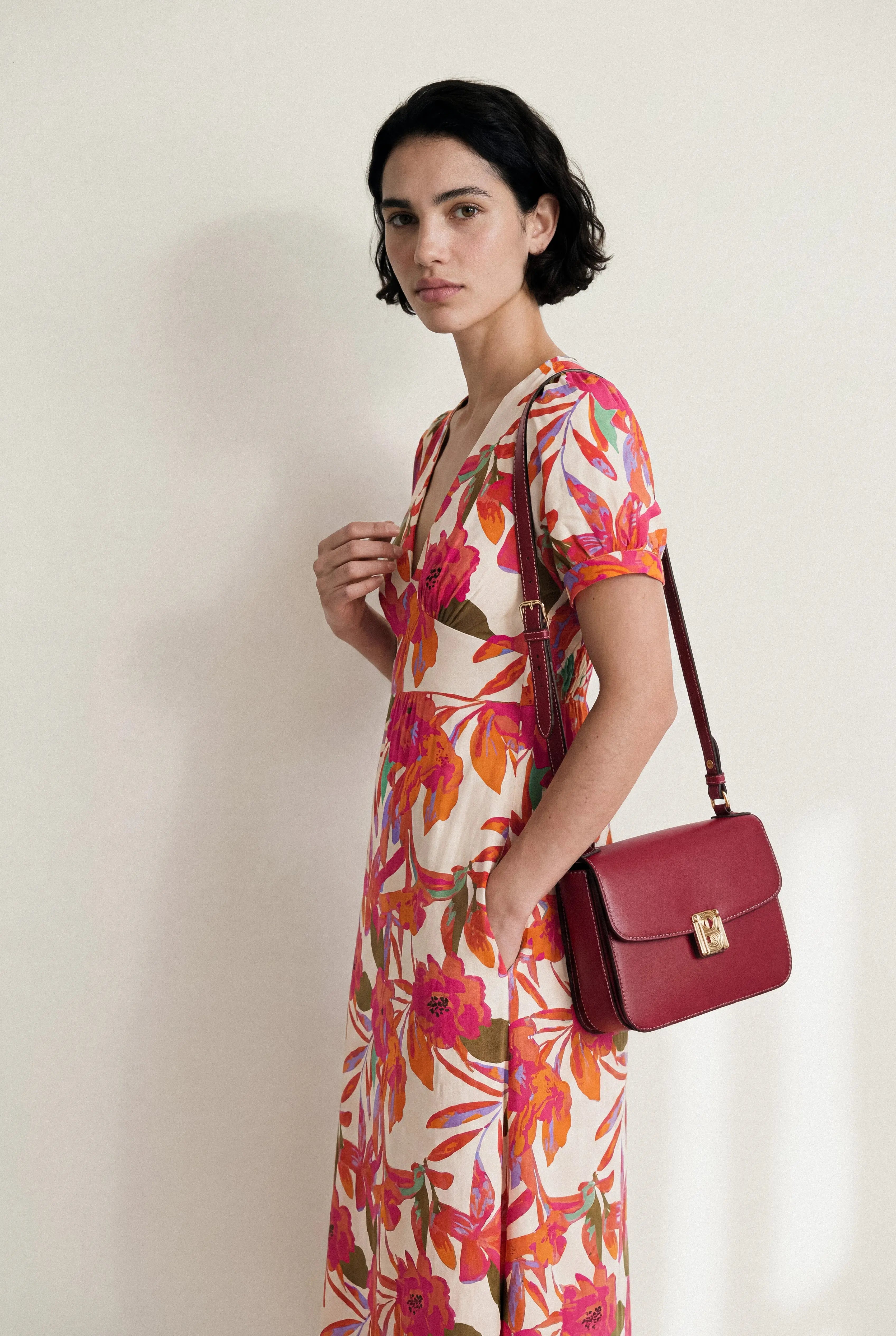 ROBE COURTE IMPRIMÉE MIRABELLE