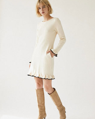 ROBE COURTE ONDULÉE IRÈNE Not specified