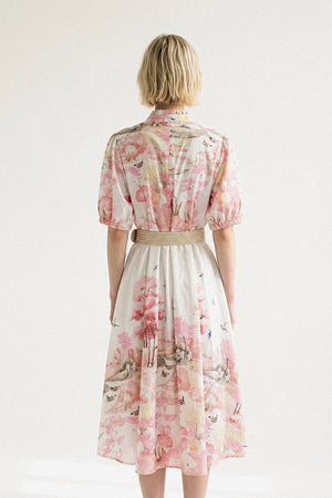 ROBE IMPRIMÉ CEINTURE MIRENA Not specified