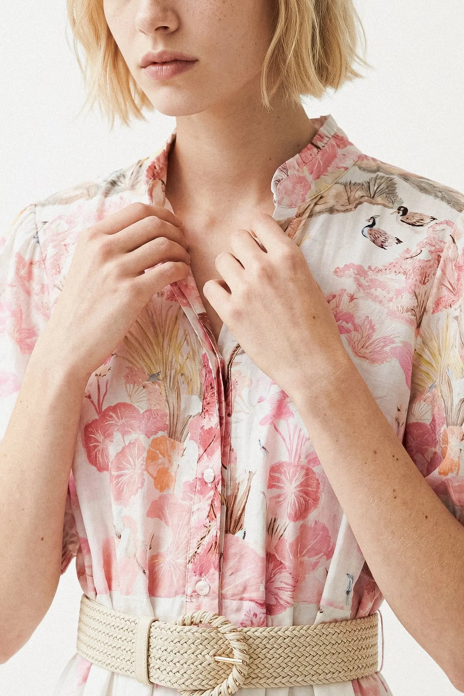 ROBE IMPRIMÉ CEINTURE MIRENA Not specified