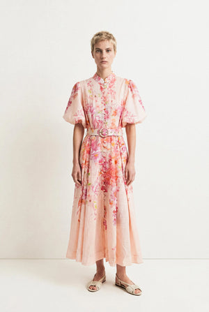 ROBE IMPRIMÉ CEINTURE PAOLA