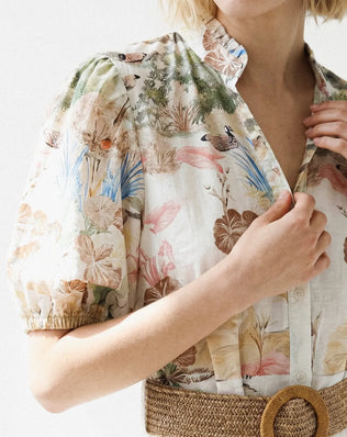 ROBE IMPRIMÉ CEINTURE SAVINA Not specified