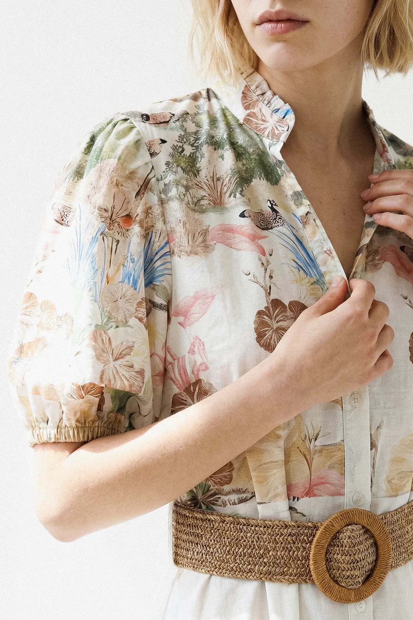 ROBE IMPRIMÉ CEINTURE SAVINA Not specified