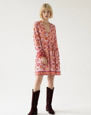 ROBE IMPRIMÉE COURTE ROMANE Not specified