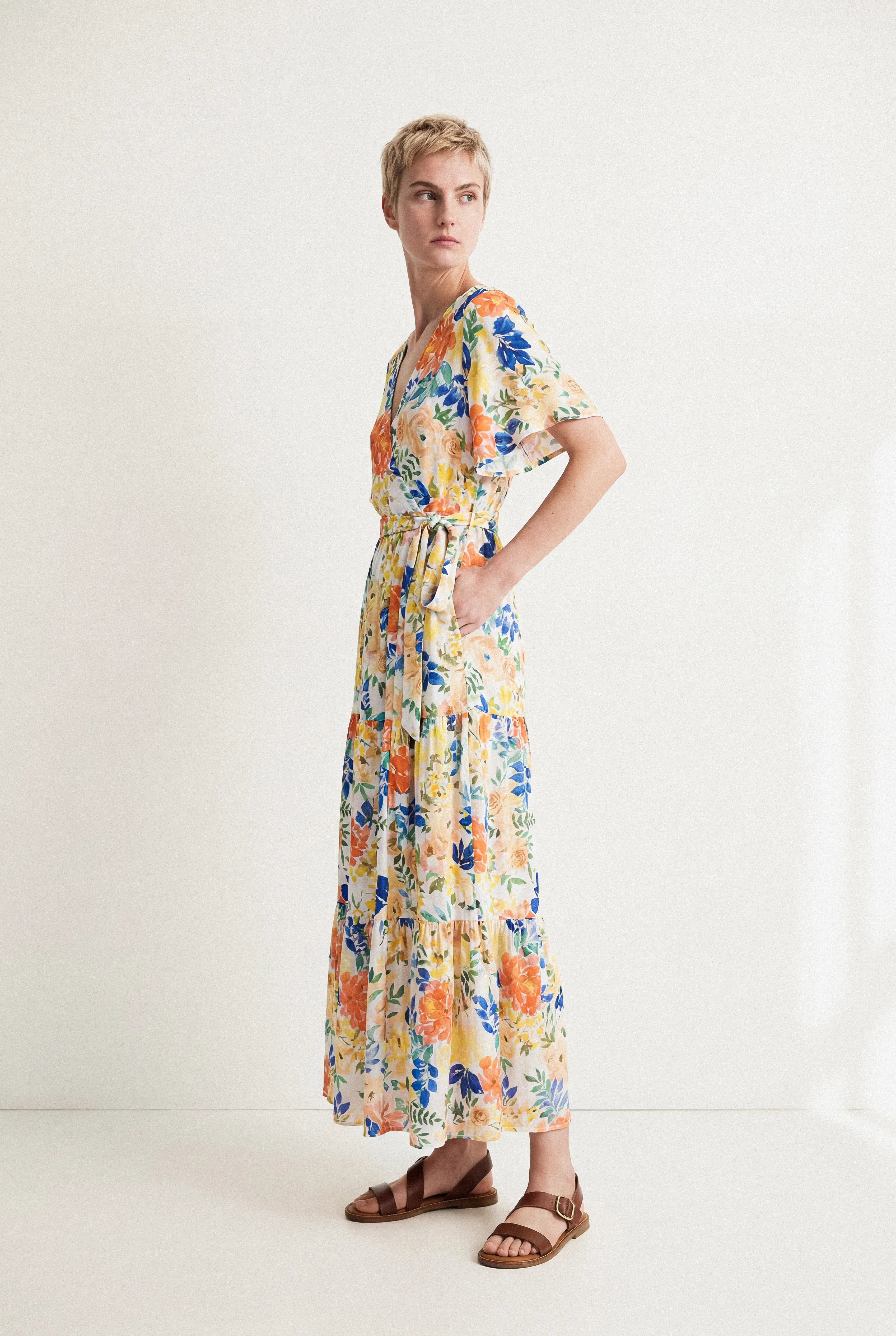 ROBE IMPRIMÉE LONGUE MARGAUX