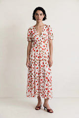 ROBE LONGUE COQUELICOT CÉCILE