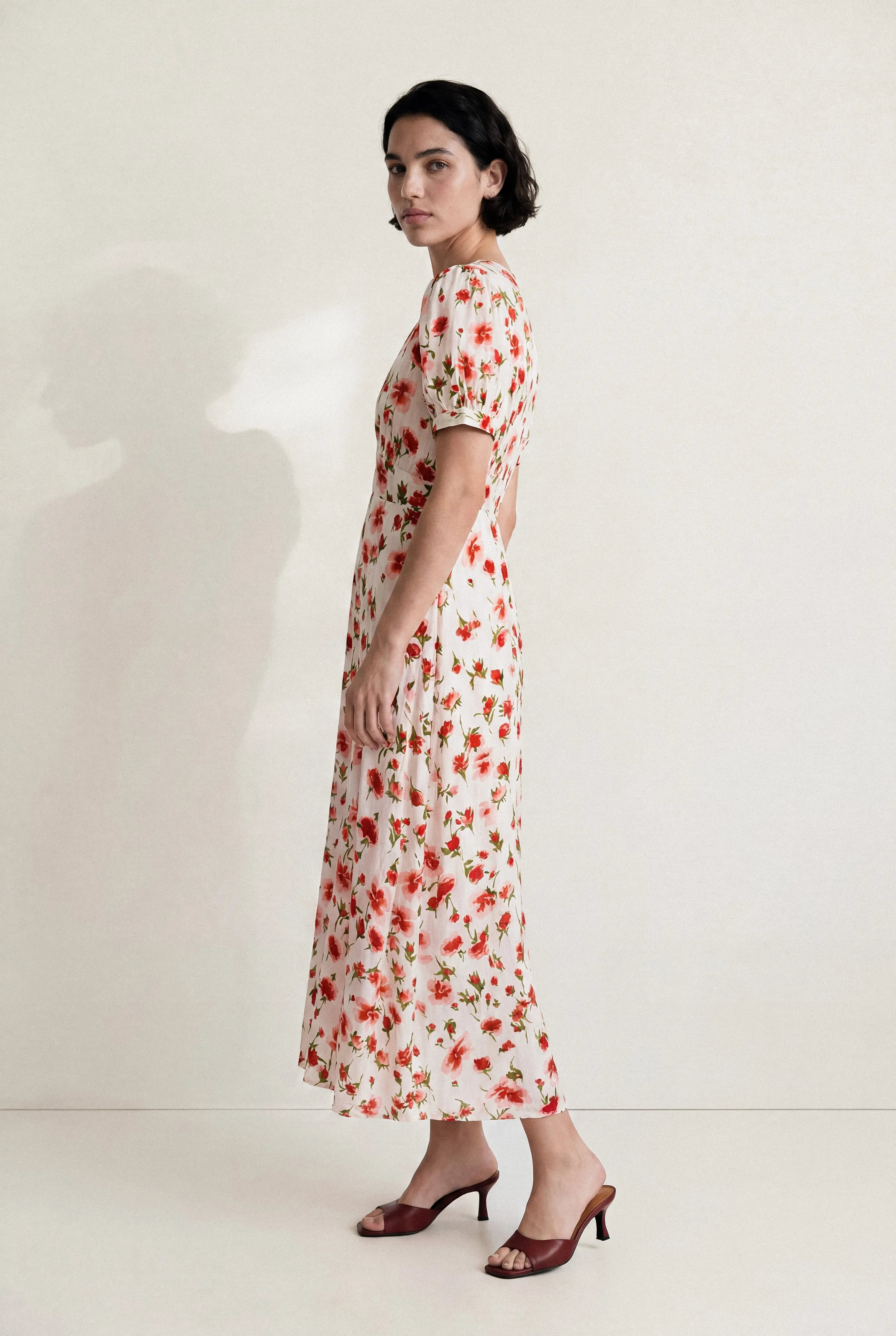 ROBE LONGUE COQUELICOT CÉCILE