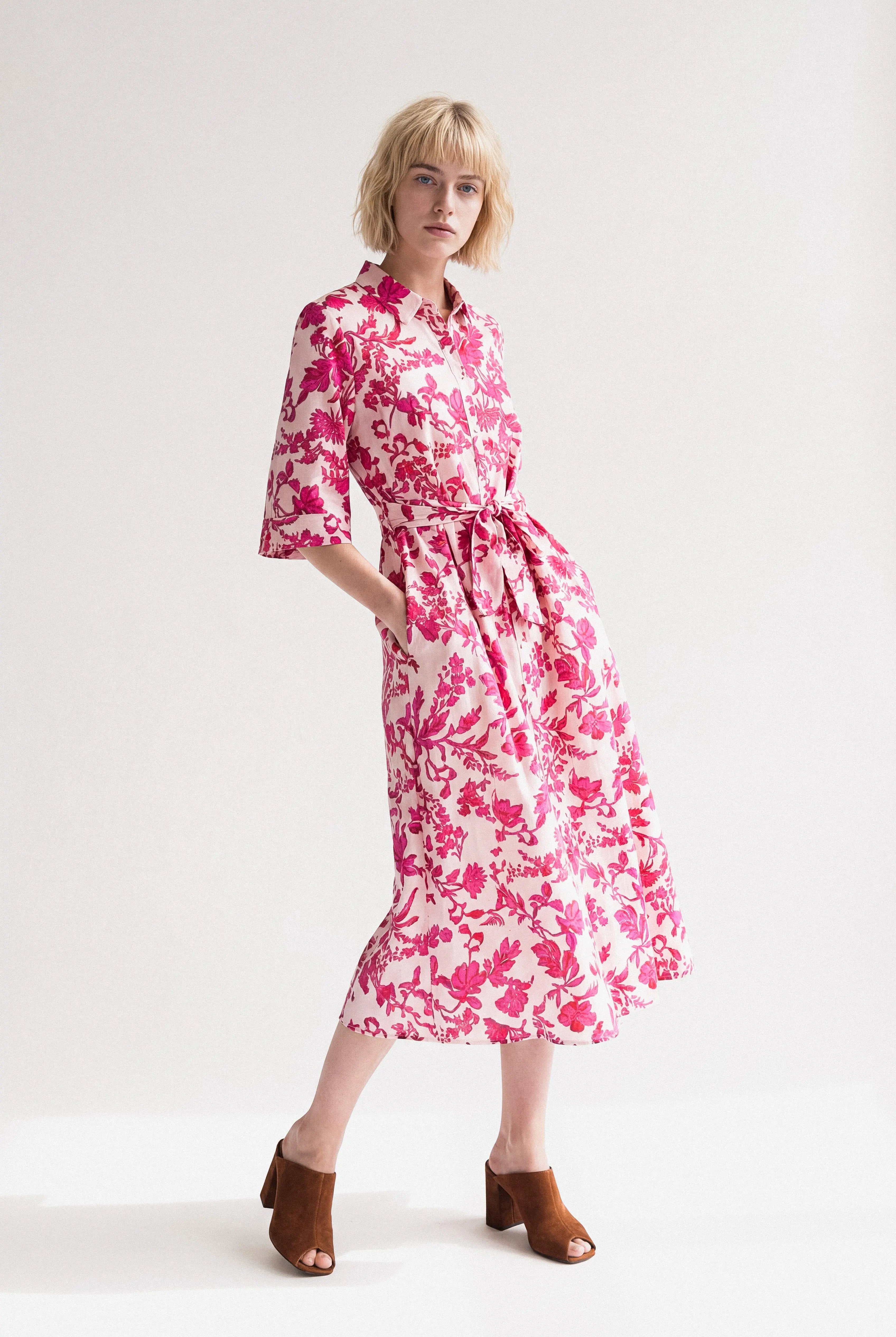 ROBE LONGUE FLEURIE BIBA
