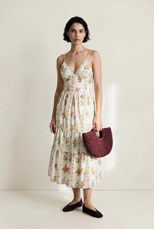ROBE LONGUE IMPRIMÉE BÉRÉNICE BELLA STAGIONE