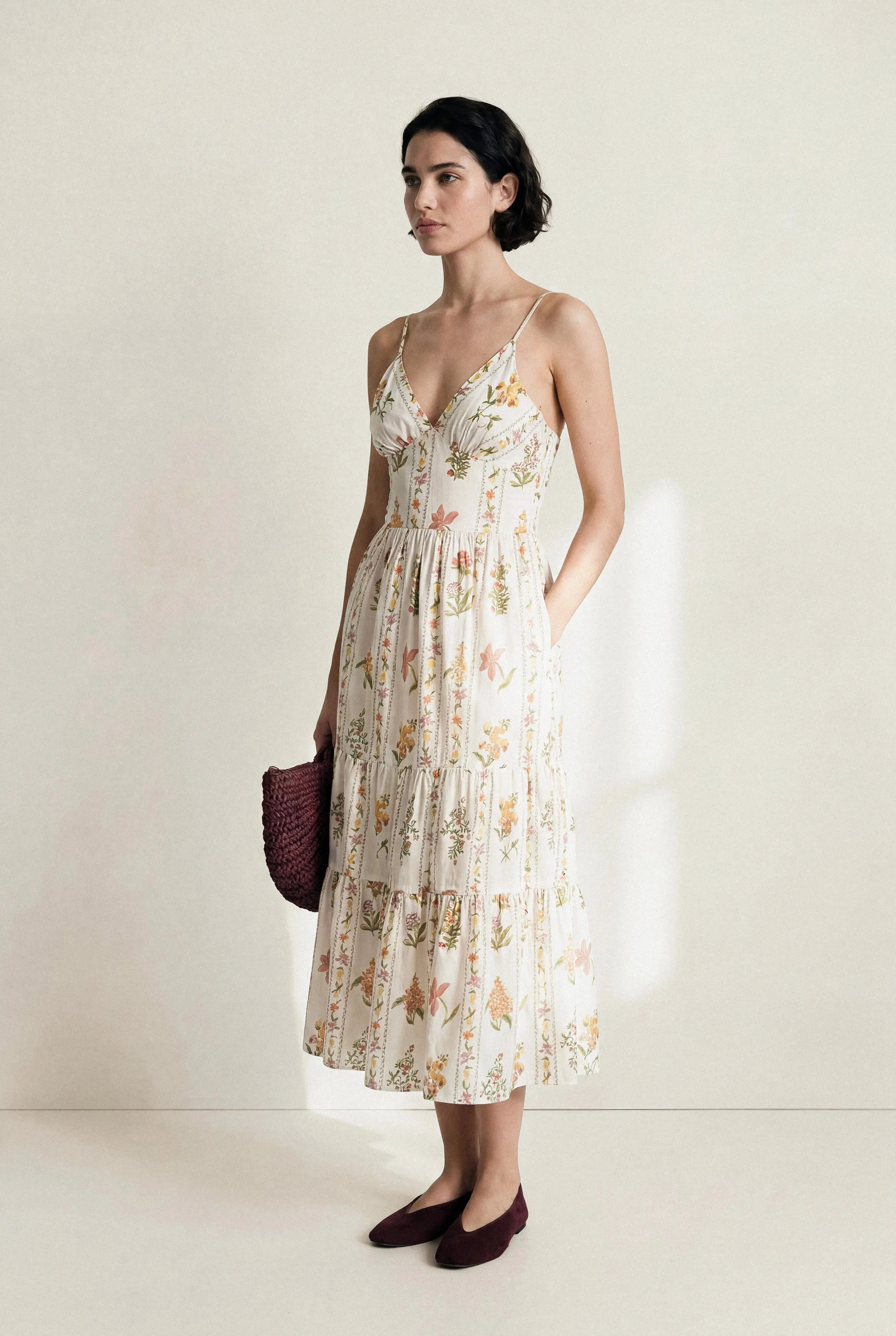 ROBE LONGUE IMPRIMÉE BÉRÉNICE BELLA STAGIONE