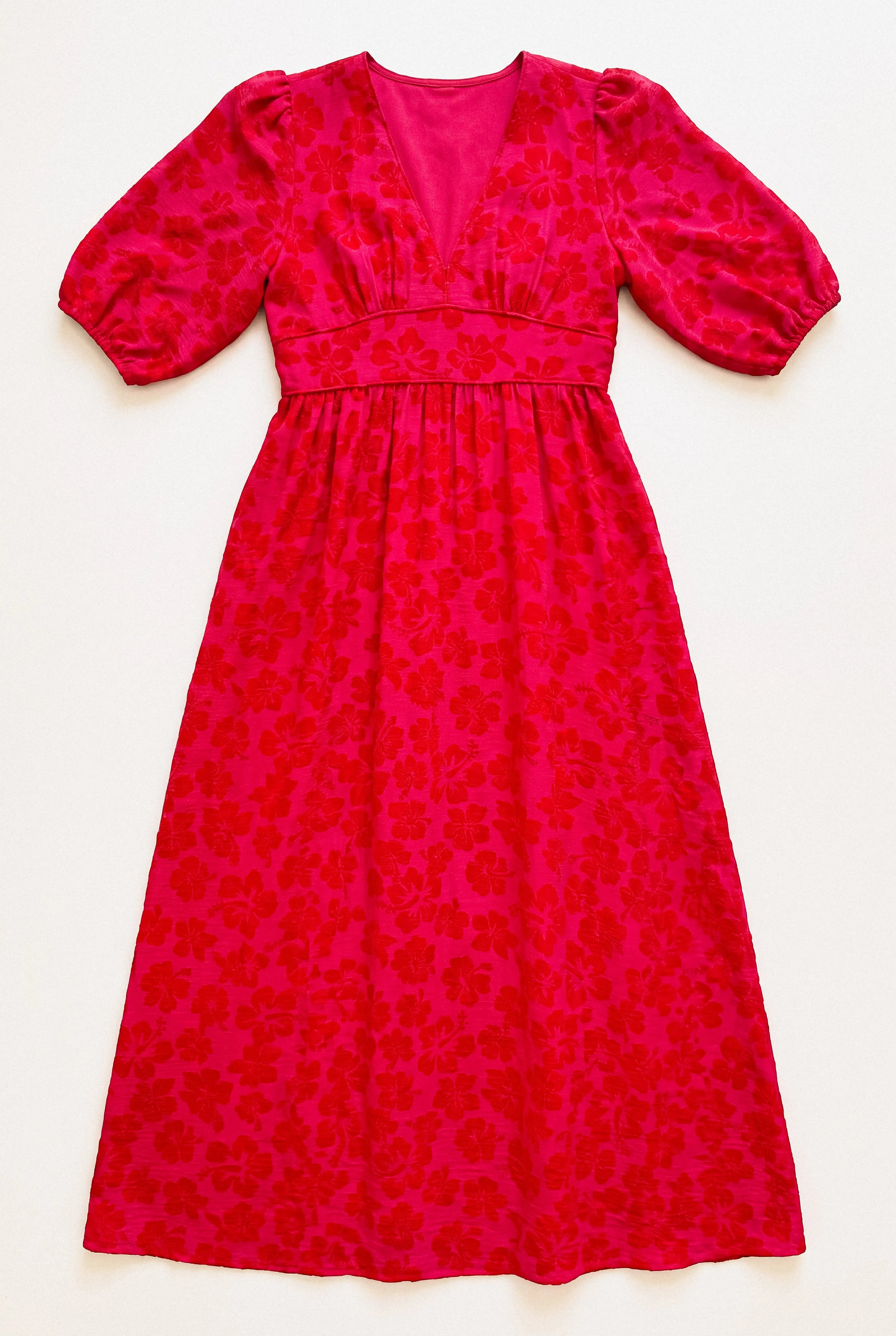 ROBE MIDI SMOCKÉE ANGÈLE