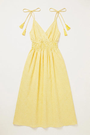 ROBE VICHY À BRETELLES NOUÉES BLANDINE BELLA STAGIONE