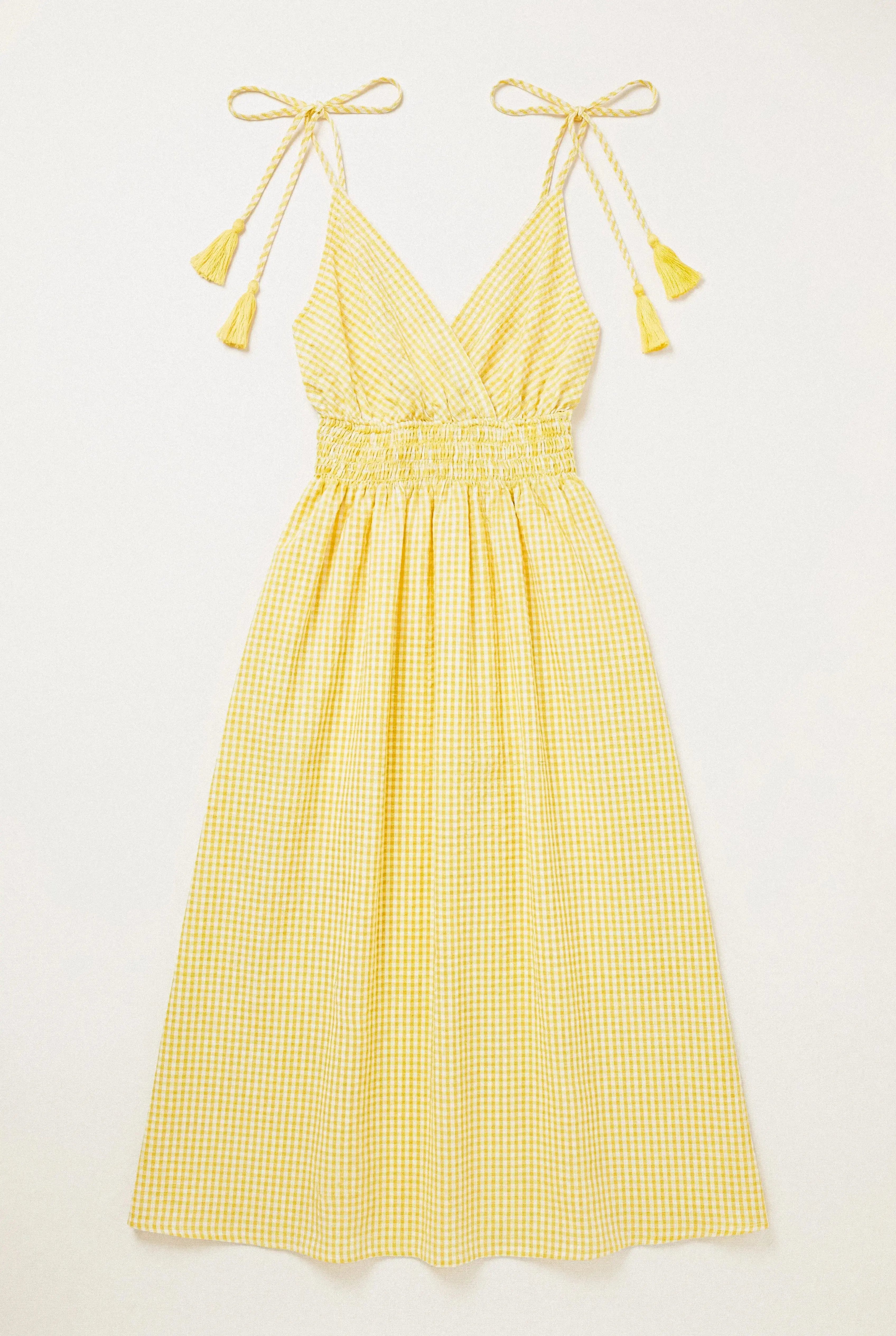 ROBE VICHY À BRETELLES NOUÉES BLANDINE BELLA STAGIONE