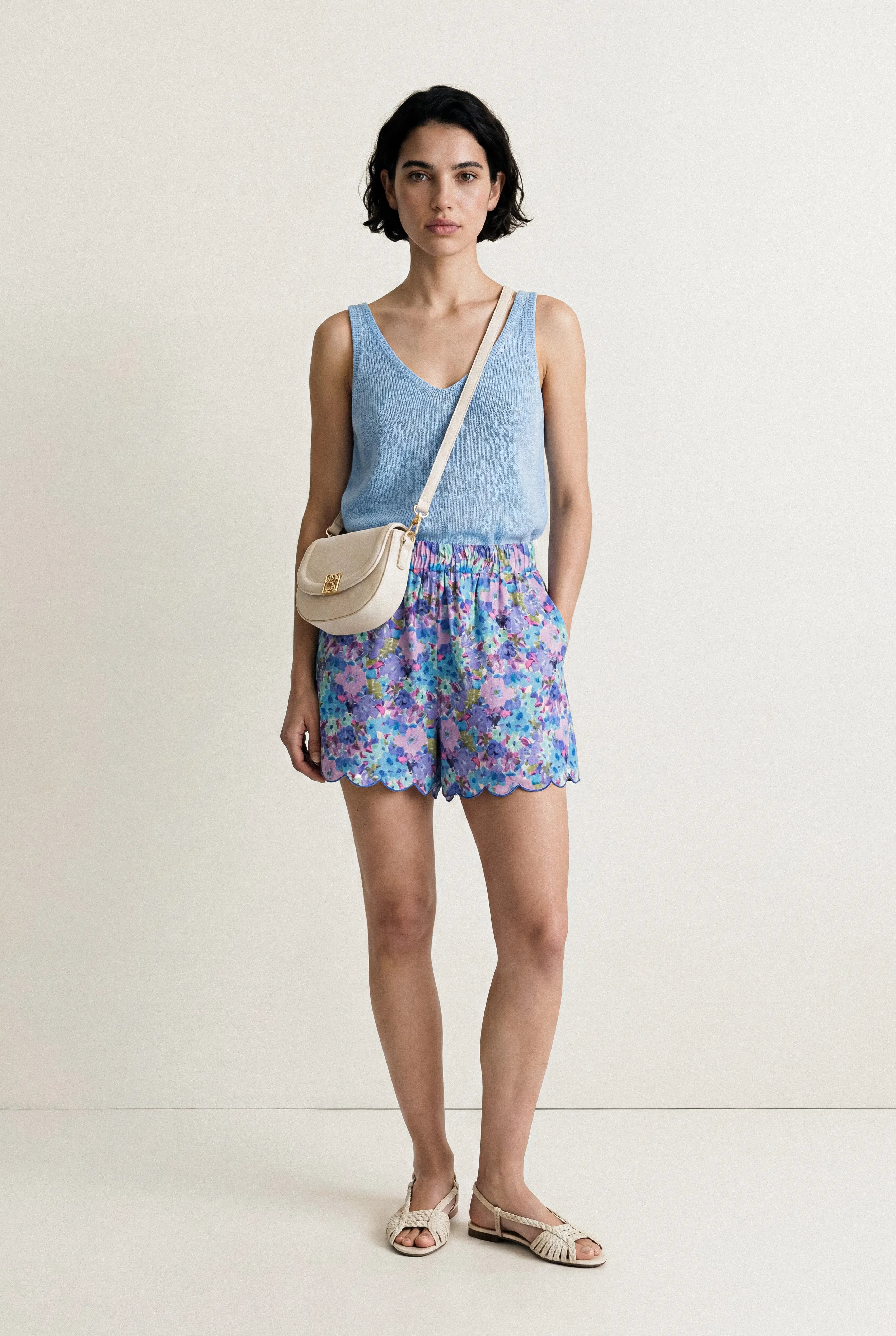 SHORT FLEURI MARCELINE