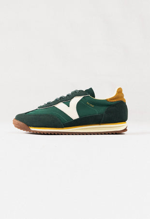Sneakers Saturno – Nylon & Cuir Fendu RDG