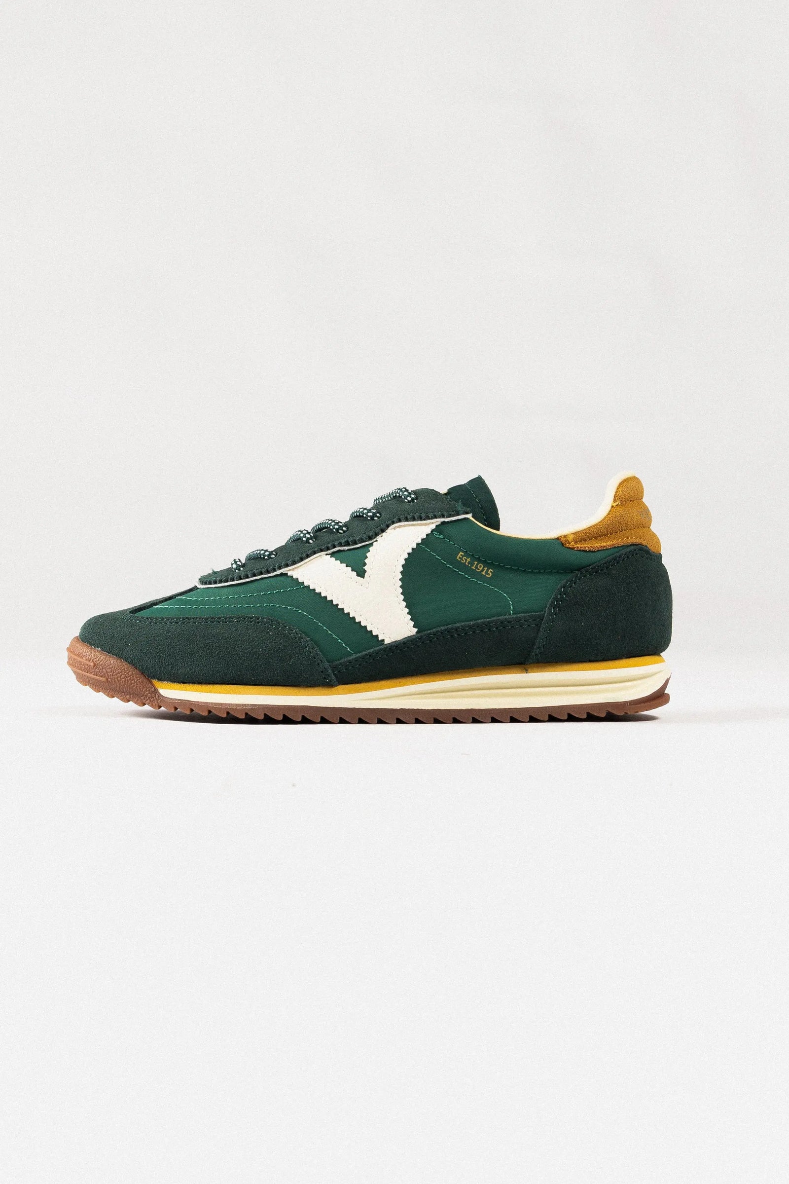 Sneakers Saturno – Nylon & Cuir Fendu RDG