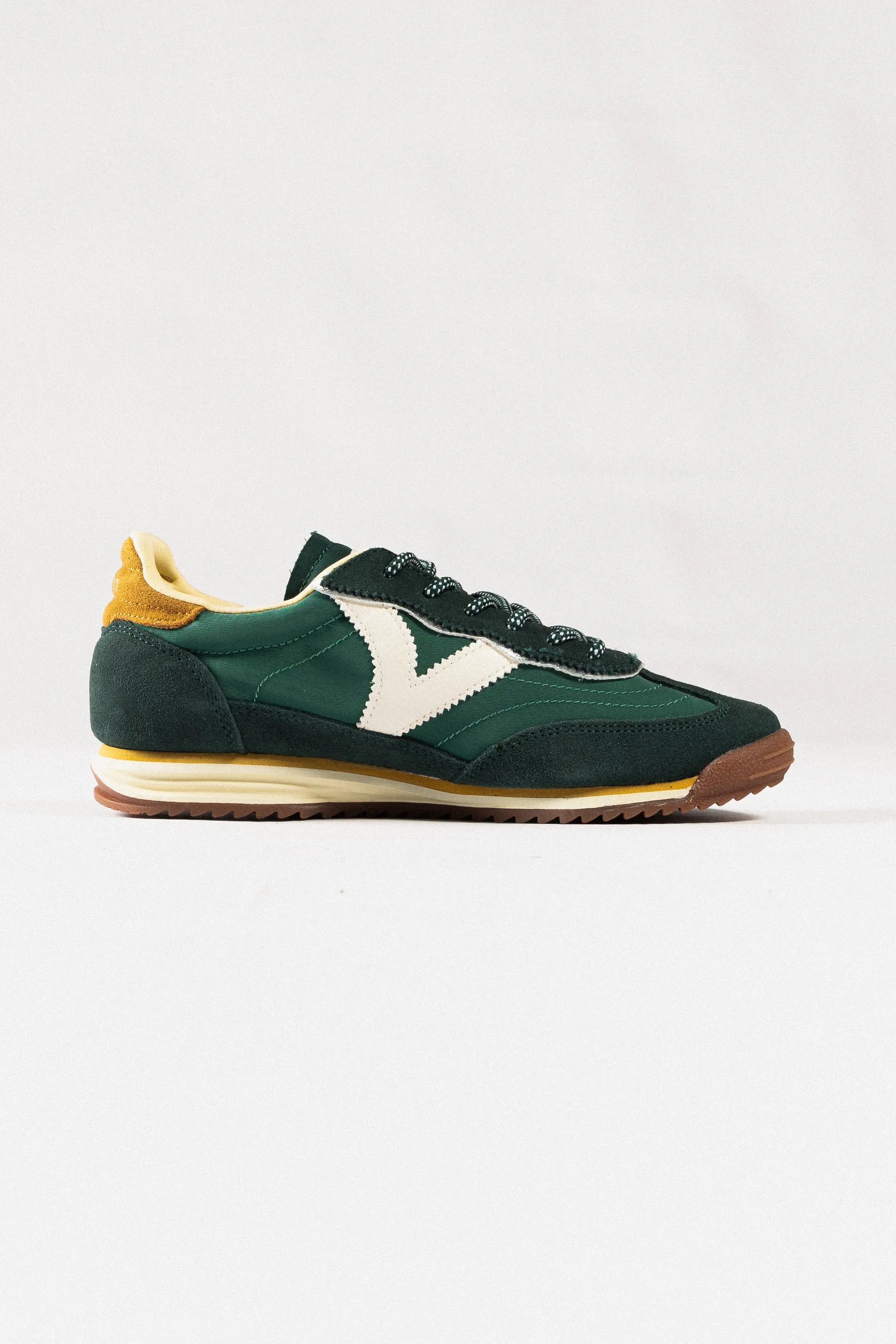 Sneakers Saturno – Nylon & Cuir Fendu RDG