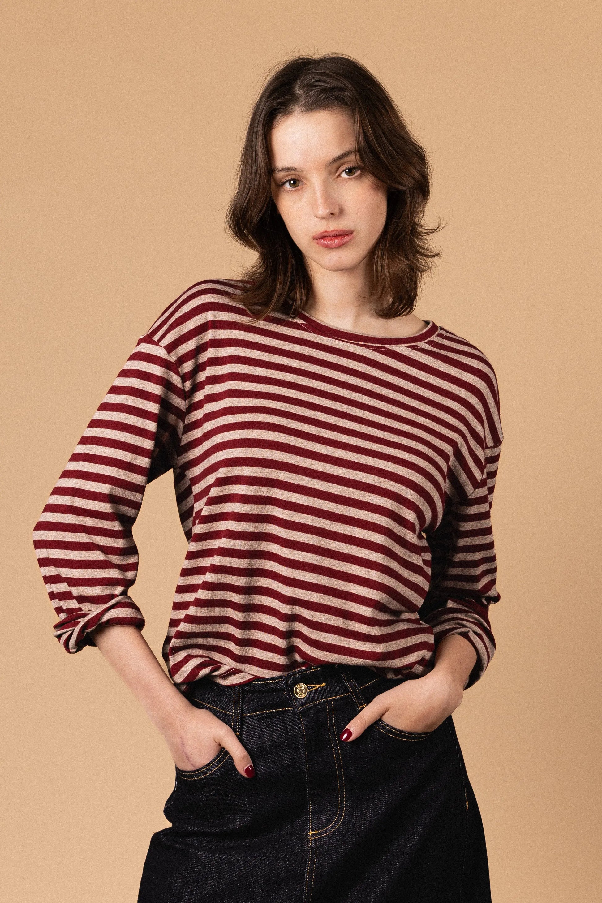 TOP RAYÉ LINA Not specified