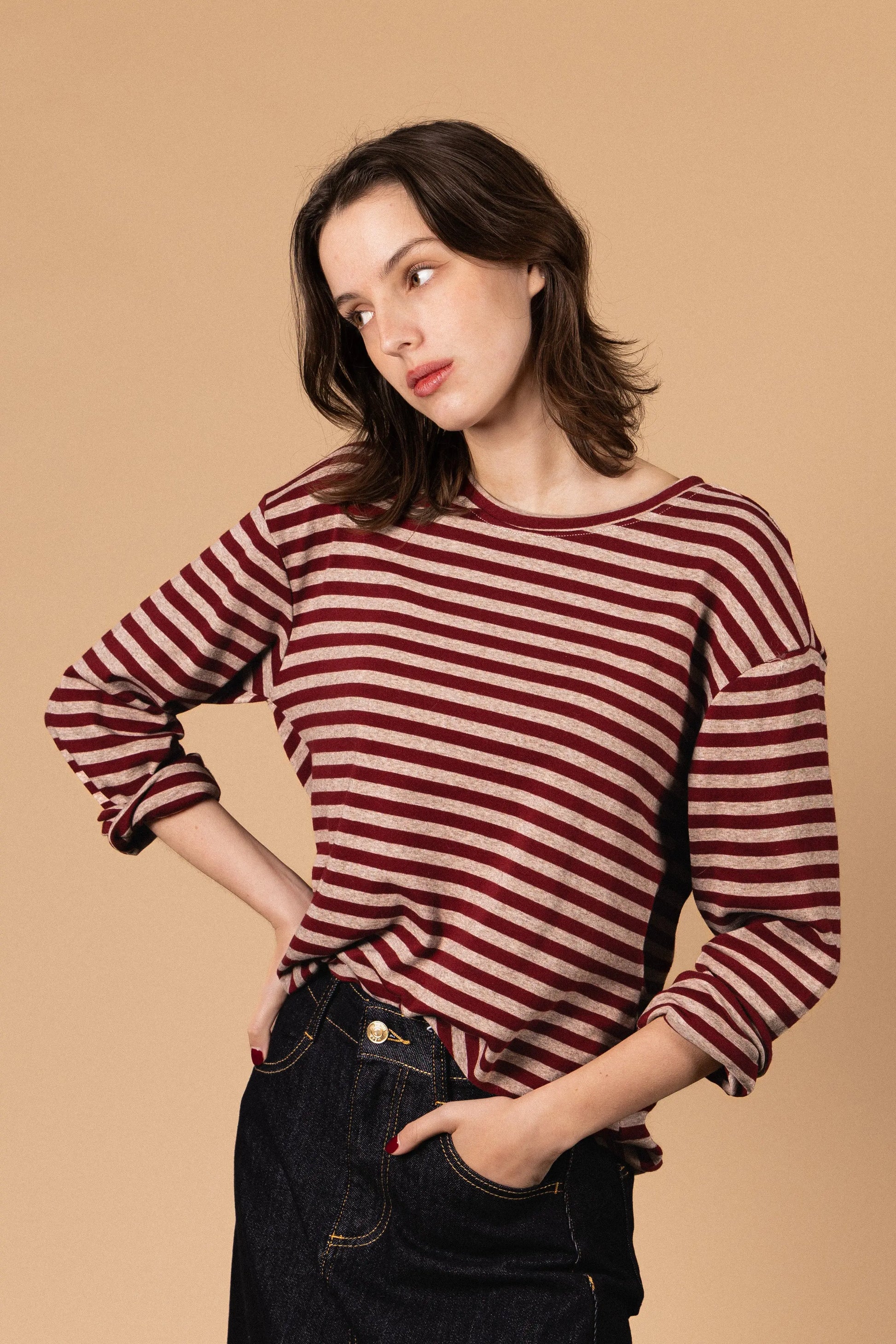 TOP RAYÉ LINA Not specified