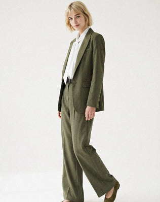 PANTALON LARGE CHEVRON MAËLLE Not specified