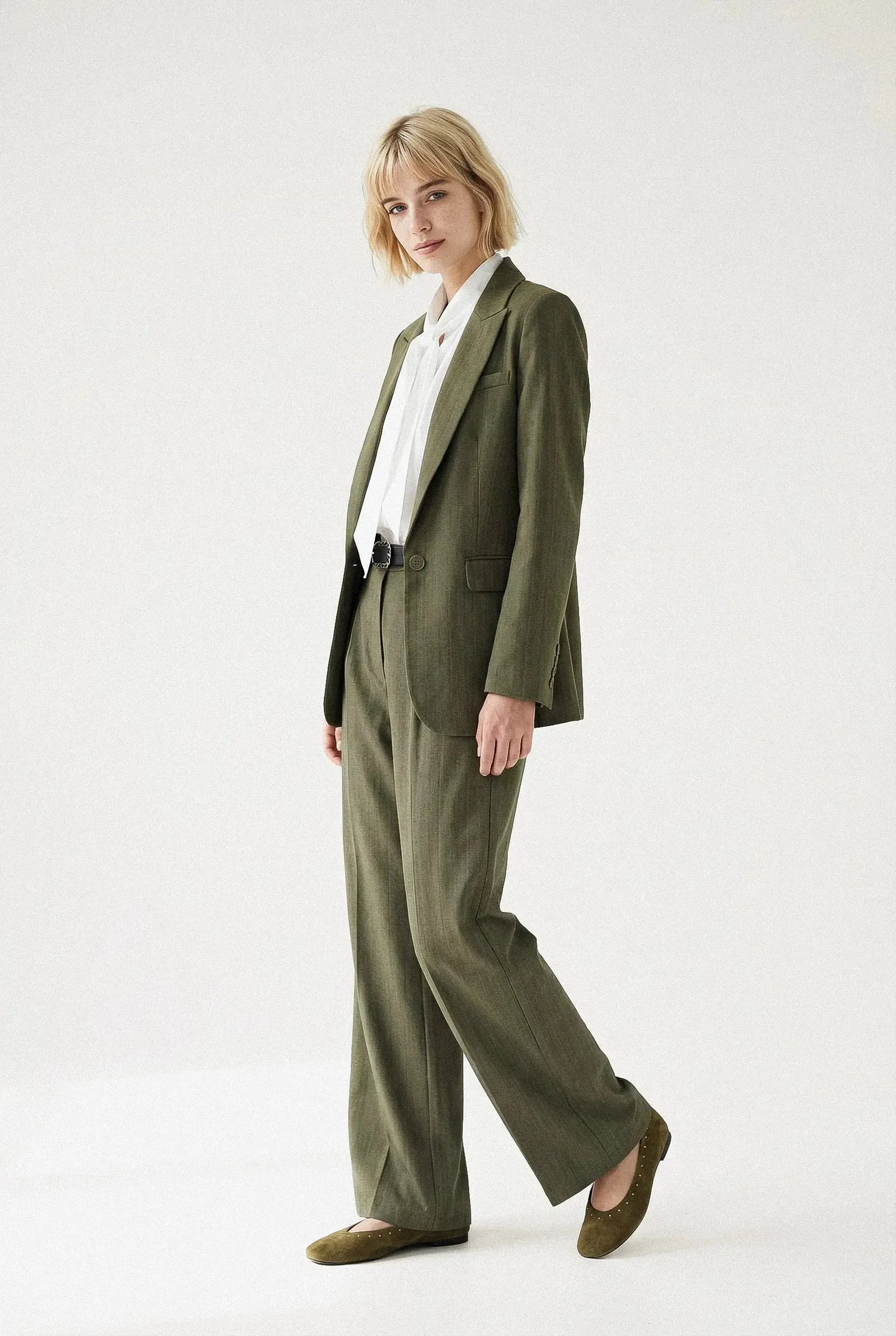 PANTALON LARGE CHEVRON MAËLLE Not specified