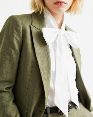 PANTALON LARGE CHEVRON MAËLLE Not specified