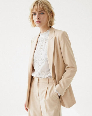 PANTALON LARGE CHEVRON MAËLLE Not specified